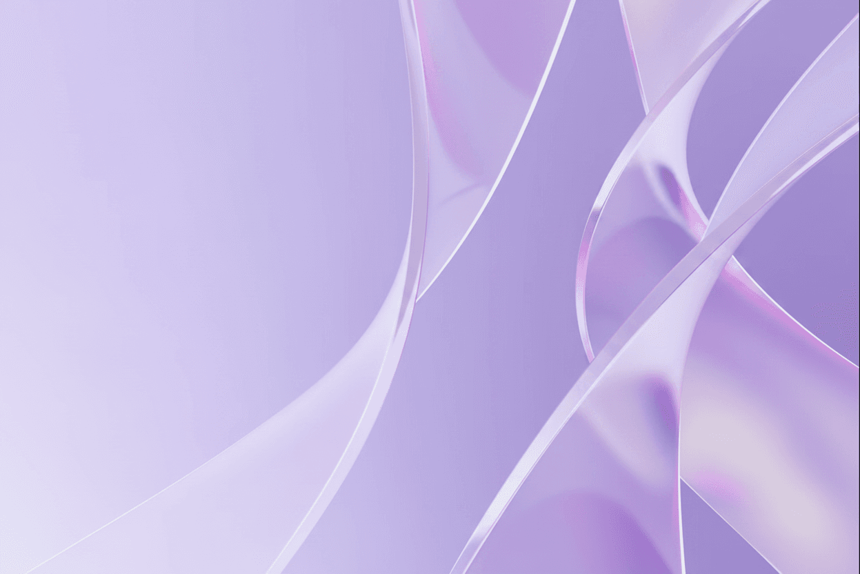 Abstract purple ribbon gradient artwork